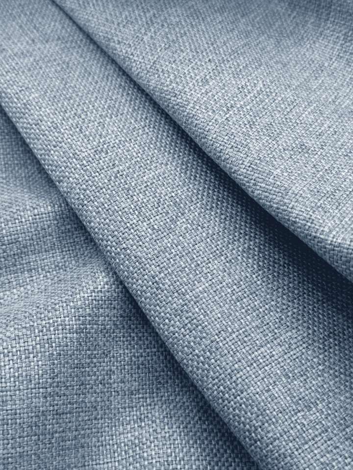 Mannada Korean Style Curtains　100% Blackout MND1003AC Linen Aqua Child Safety／Cordless Blinds & Shades Blackout Blinds & Shades Motorized Blinds／Smart Blinds & Shades