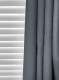 Mannada Korean Style Curtains　Blackout - MND2002014 Dotted Metal Grey