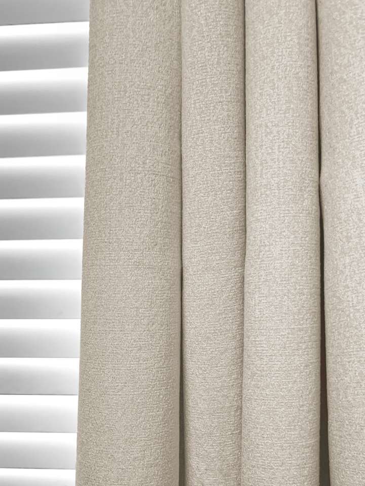 Mannada Korean Style Curtains　Blackout MND3060006 Cut Pile Light Grey Motorized Blinds／Smart Blinds & Shades Child Safety／Cordless Blinds & Shades Blackout Blinds & Shades