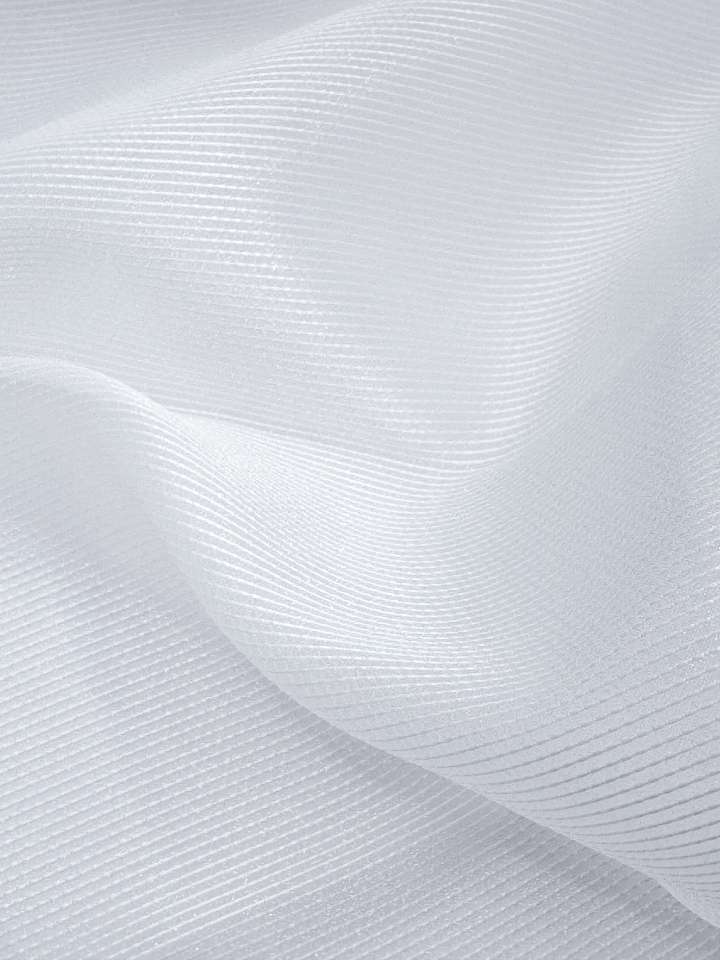Mannada Korean Style Curtains　Sheer MND1015DA Soft Sheer Stripe White Child Safety／Cordless Blinds & Shades Light Filtering Blinds & Shades Semi-Transparent Blinds & Shades Motorized Blinds／Smart Blinds & Shades