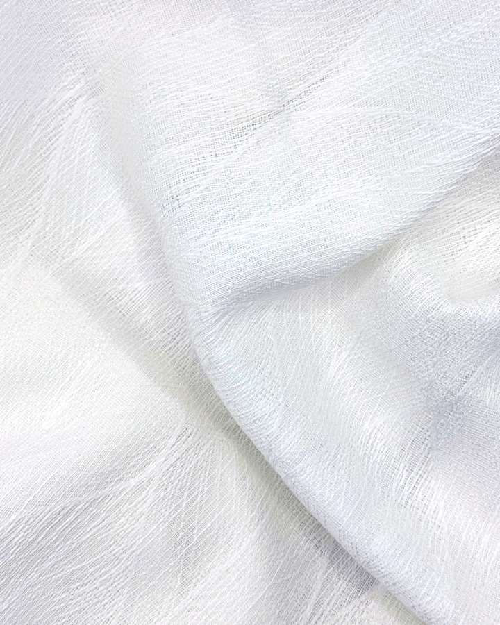 Mannada Korean Style Curtains　Sheer MND1026DA Soft Sheer Leaf White Child Safety／Cordless Blinds & Shades Light Filtering Blinds & Shades Semi-Transparent Blinds & Shades Motorized Blinds／Smart Blinds & Shades