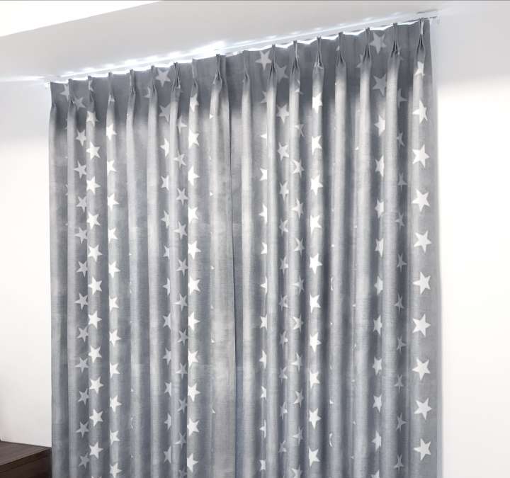 Zosen Custom-made Curtains　Blackout A8080GY Heat Insulation Blinds & Shades Child Safety／Cordless Blinds & Shades Blackout Blinds & Shades Motorized Blinds／Smart Blinds & Shades