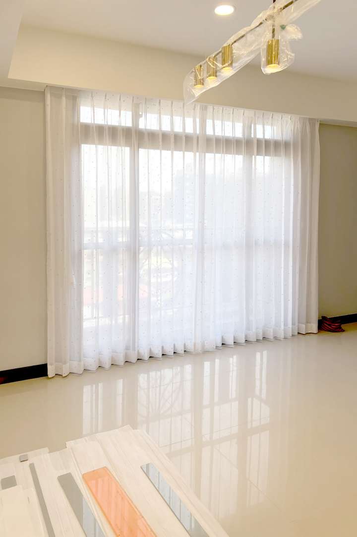 Zosen Custom-made Curtains　Sheer H3014WH Child Safety／Cordless Blinds & Shades Semi-Transparent Blinds & Shades Motorized Blinds／Smart Blinds & Shades