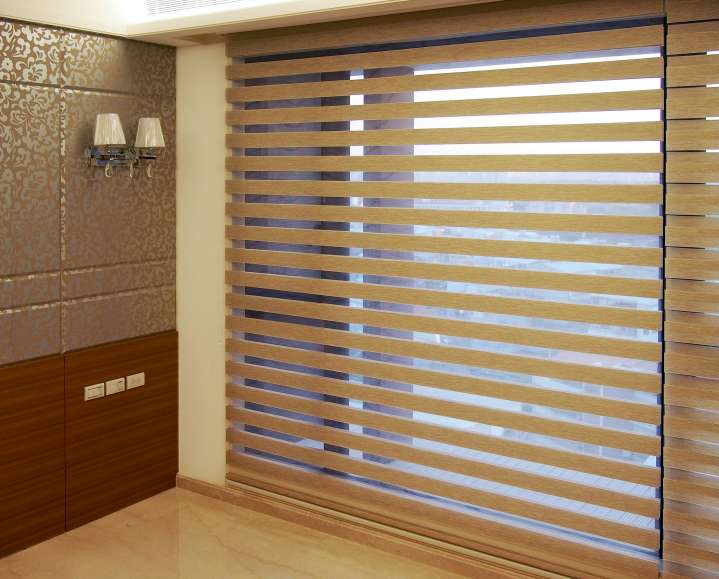 Nonya Double Roller Blinds　Vein Design H02-009 Copper Customized／Personalized Blinds & Shades Light Filtering Blinds & Shades Motorized Blinds／Smart Blinds & Shades Light-Regulating Blinds & Shades
