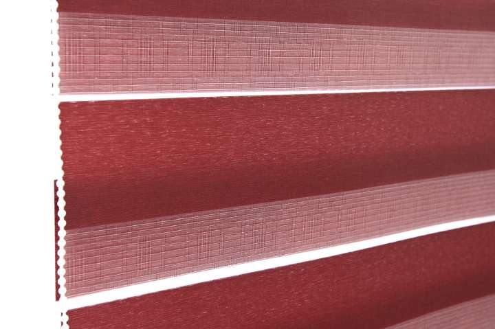 Seda Double Roller Blinds　Silky Sheen Bordeaux Customized／Personalized Blinds & Shades Light Filtering Blinds & Shades Motorized Blinds／Smart Blinds & Shades Light-Regulating Blinds & Shades