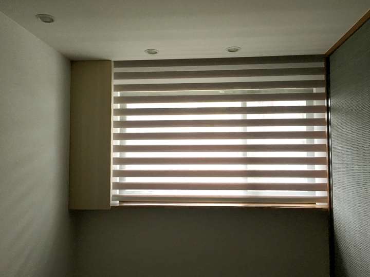 Sima Double Roller Blinds　Plain／Linen Linen Croissant Customized／Personalized Blinds & Shades Light Filtering Blinds & Shades Light-Regulating Blinds & Shades Motorized Blinds／Smart Blinds & Shades