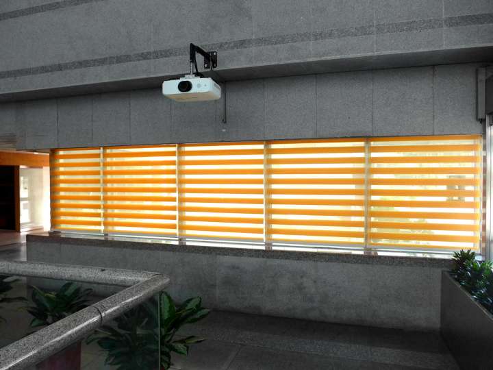 Sima Double Roller Blinds　Plain／Linen Orange Customized／Personalized Blinds & Shades Light Filtering Blinds & Shades Light-Regulating Blinds & Shades Motorized Blinds／Smart Blinds & Shades