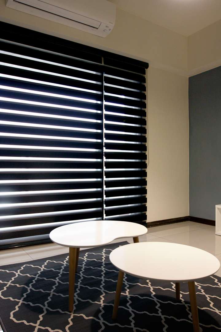 Sima Double Roller Blinds　Plain／Linen Pirate Black Customized／Personalized Blinds & Shades Light Filtering Blinds & Shades Light-Regulating Blinds & Shades Motorized Blinds／Smart Blinds & Shades