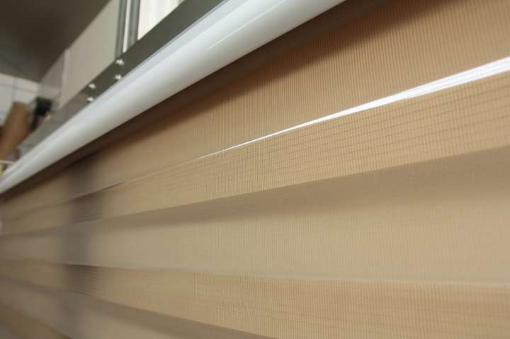 Sima Double Roller Blinds　Plain／Linen Sand Customized／Personalized Blinds & Shades Light Filtering Blinds & Shades Light-Regulating Blinds & Shades Motorized Blinds／Smart Blinds & Shades