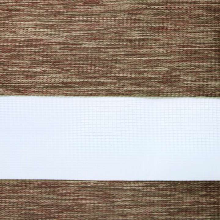 Yoka Double Roller Blinds　Blackout B1006 Linen Brown Customized／Personalized Blinds & Shades Blackout Blinds & Shades Light-Regulating Blinds & Shades Motorized Blinds／Smart Blinds & Shades