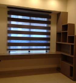 Double Roller Blinds/Zebra Blinds - Yoka Double Roller Blinds Blackout