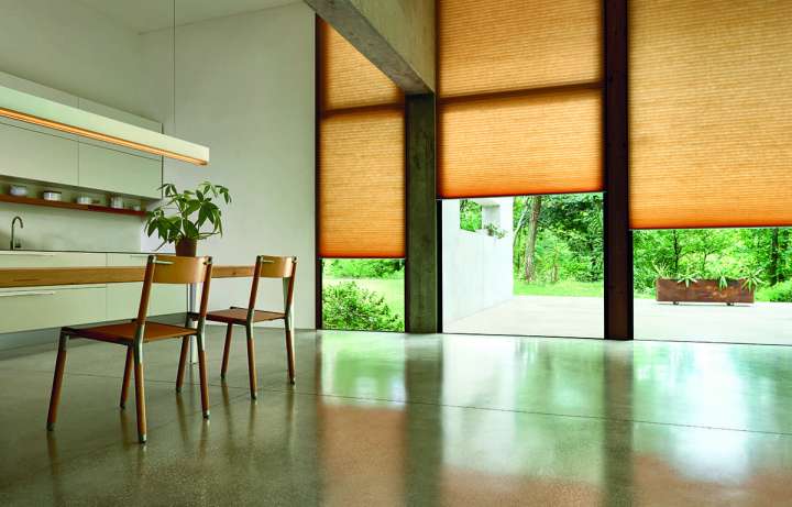 Coulisse Honeycomb Shades　Light Filtering HCO-0613 PALMA Yellow Heat Insulation Blinds & Shades Light Filtering Blinds & Shades Motorized Blinds／Smart Blinds & Shades