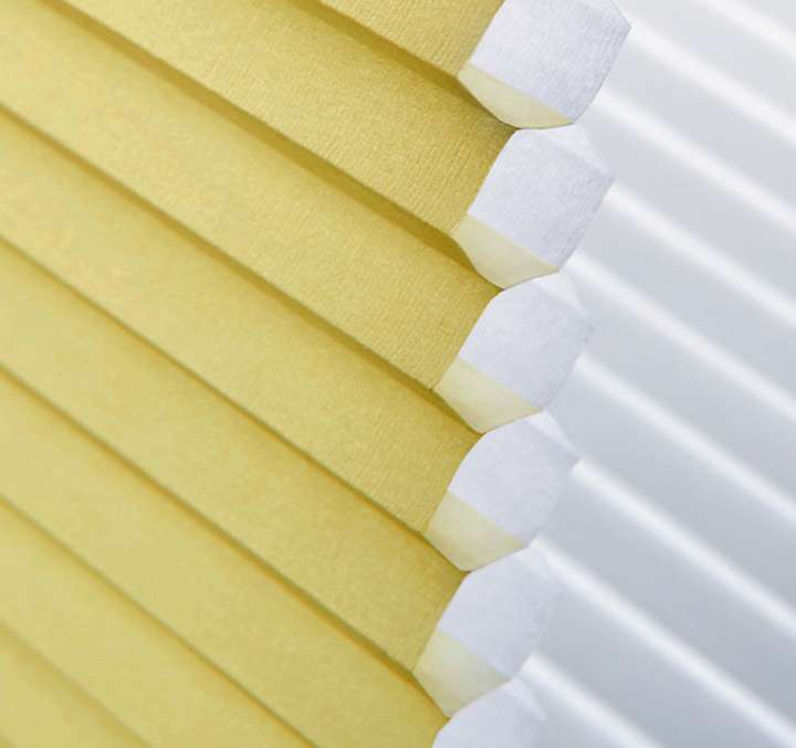 Coulisse Honeycomb Shades　Light Filtering HPT-0311 PITTSBURG Lemon Heat Insulation Blinds & Shades Light Filtering Blinds & Shades Motorized Blinds／Smart Blinds & Shades