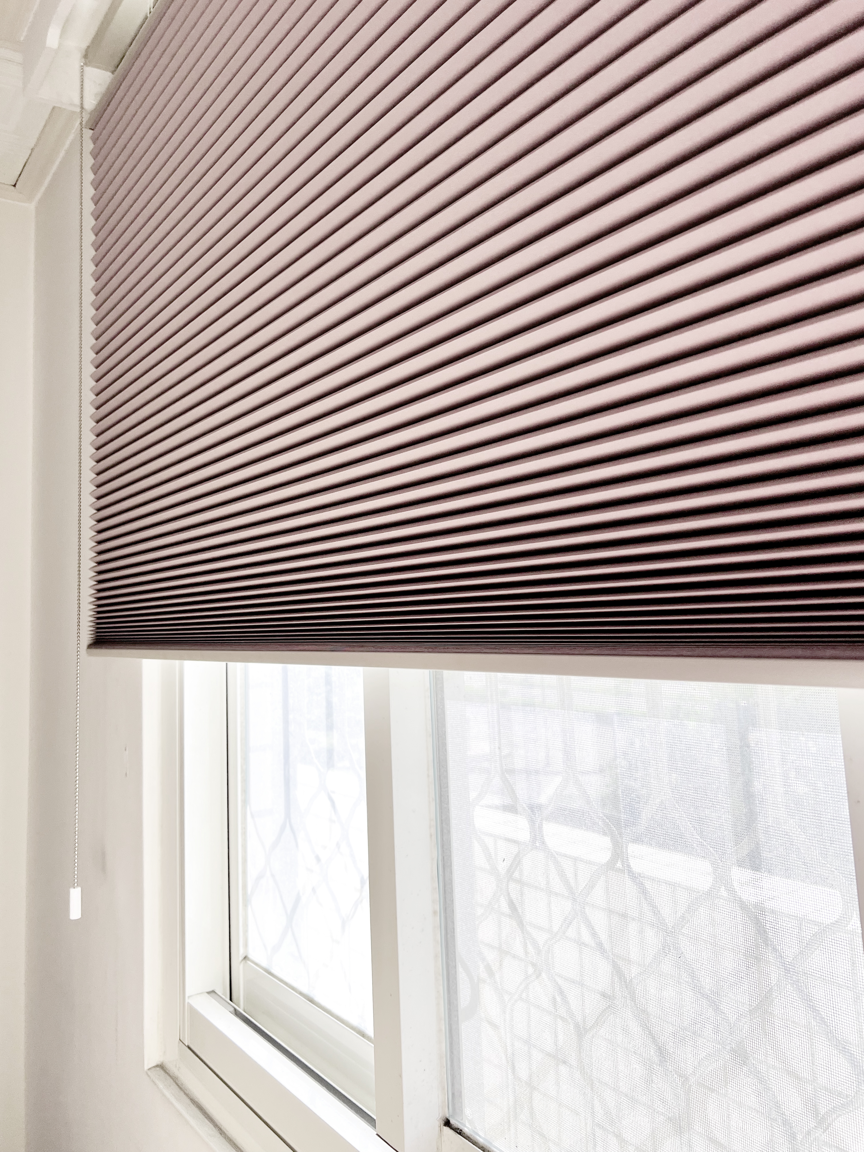 Coulisse Honeycomb Shades　Blackout HBO-0721 PALMA Ash Rose Heat Insulation Blinds & Shades Blackout Blinds & Shades Motorized Blinds／Smart Blinds & Shades