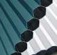 Coulisse Honeycomb Shades　Blackout - HRG-0407 PITTSBURG Teal