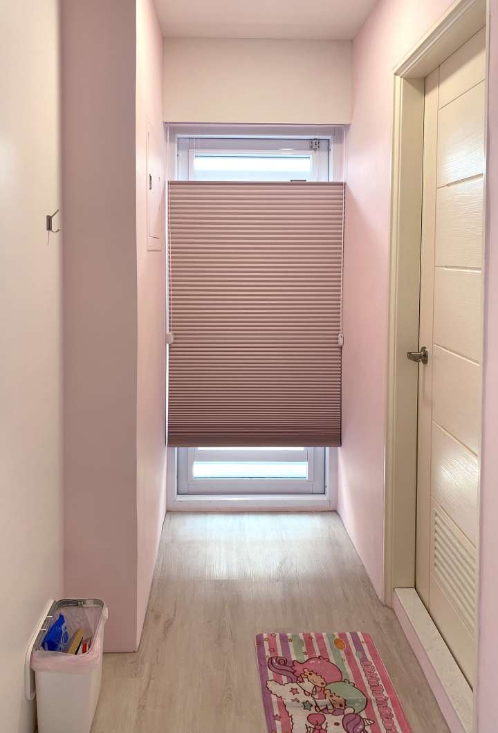 Vali  Honeycomb Shades　Blackout Crystal Pink Heat Insulation Blinds & Shades Child Safety／Cordless Blinds & Shades Blackout Blinds & Shades Motorized Blinds／Smart Blinds & Shades