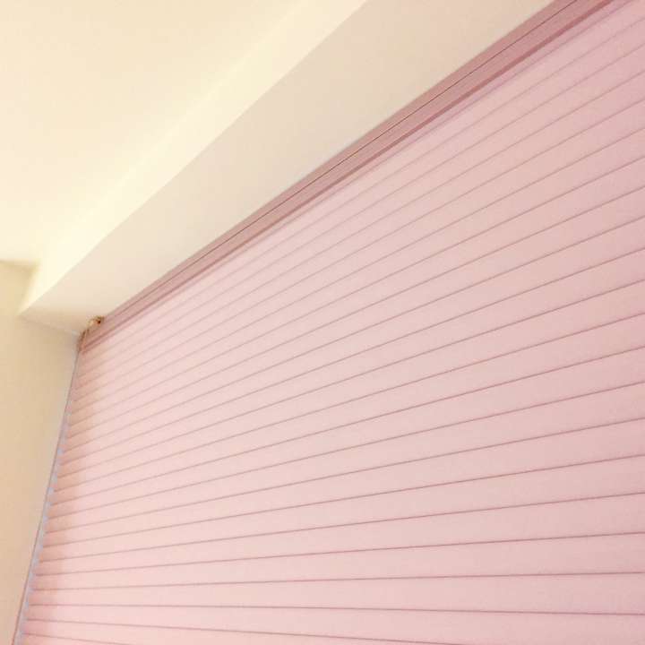 Vali  Honeycomb Shades　Blackout Crystal Pink Heat Insulation Blinds & Shades Child Safety／Cordless Blinds & Shades Blackout Blinds & Shades Motorized Blinds／Smart Blinds & Shades