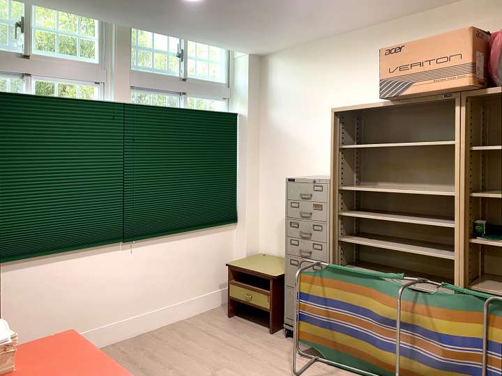 Vali  Honeycomb Shades　Blackout Duck Green Child Safety／Cordless Blinds & Shades Blackout Blinds & Shades Motorized Blinds／Smart Blinds & Shades Heat Insulation Blinds & Shades