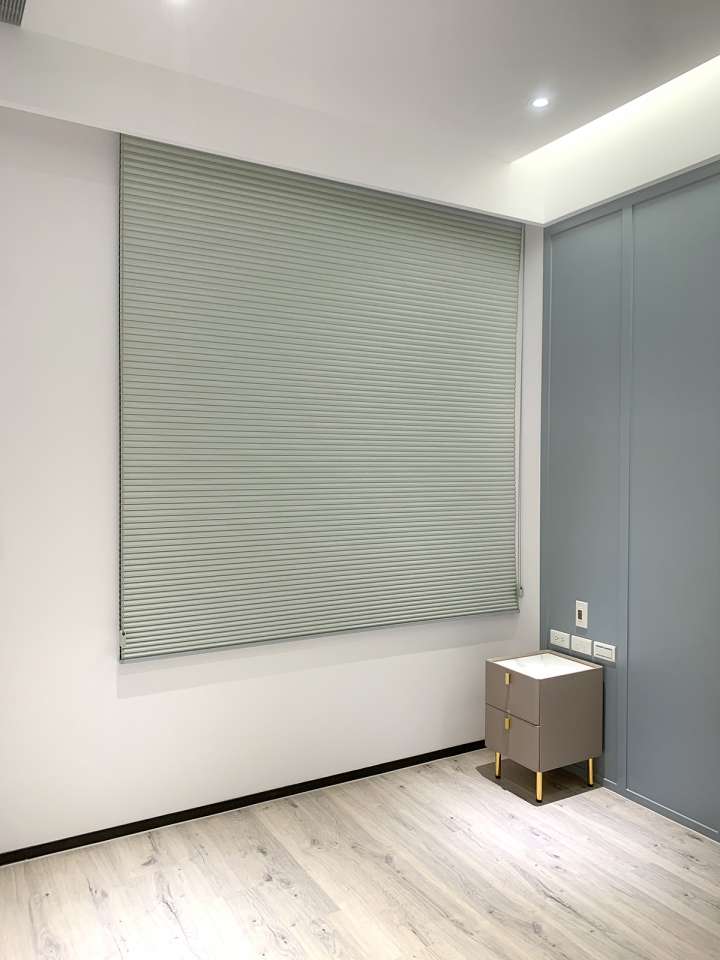 Vali  Honeycomb Shades　Blackout Horizontal Avocado Heat Insulation Blinds & Shades Child Safety／Cordless Blinds & Shades Blackout Blinds & Shades Motorized Blinds／Smart Blinds & Shades