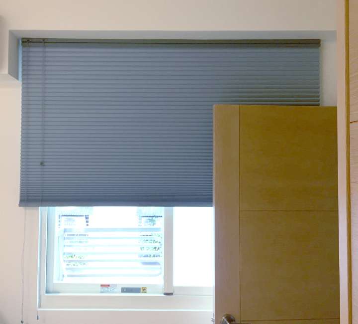 Vali  Honeycomb Shades　Blackout Onion Blue Heat Insulation Blinds & Shades Child Safety／Cordless Blinds & Shades Blackout Blinds & Shades Motorized Blinds／Smart Blinds & Shades