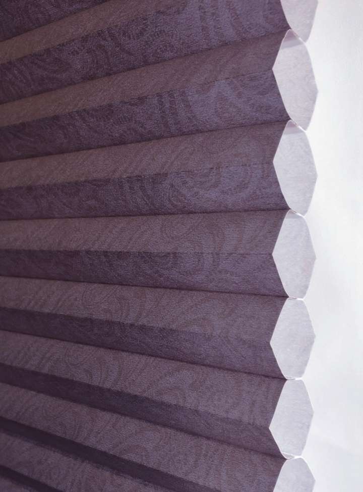 Vali Honeycomb Shades　Light Filtering Classic Royal Purple Heat Insulation Blinds & Shades Child Safety／Cordless Blinds & Shades Light Filtering Blinds & Shades Motorized Blinds／Smart Blinds & Shades