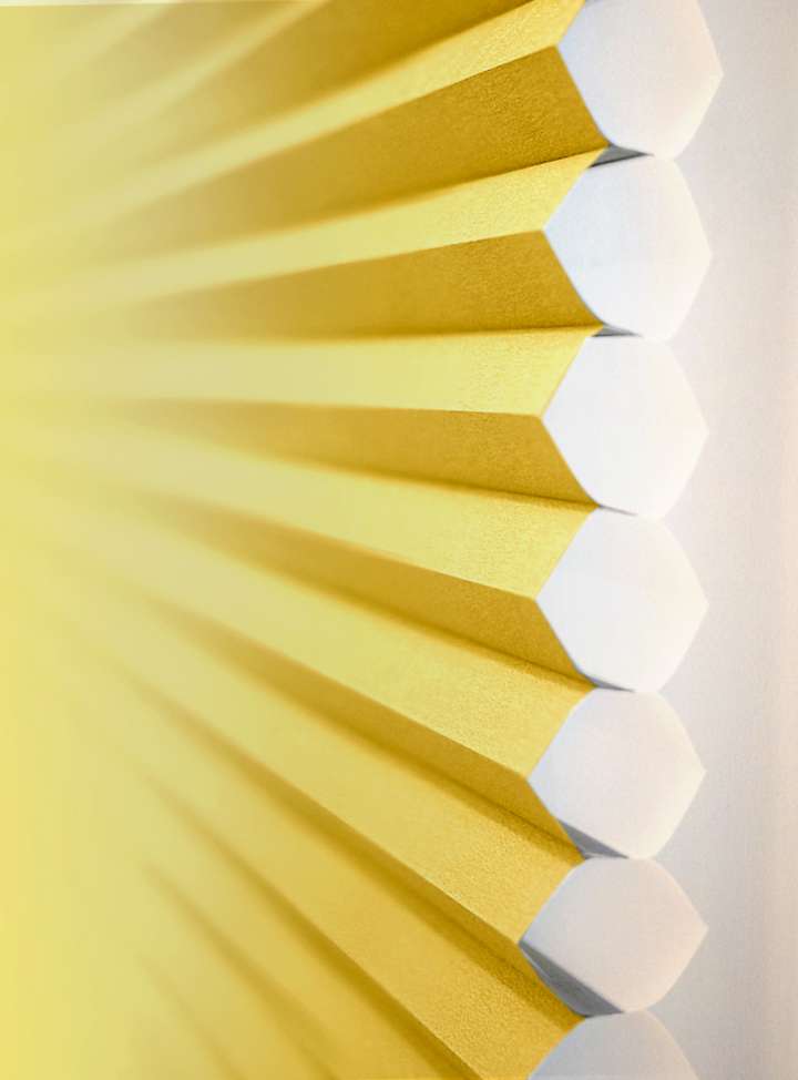 Vali Honeycomb Shades　Light Filtering Cyber Yellow Light Filtering Blinds & Shades Child Safety／Cordless Blinds & Shades Motorized Blinds／Smart Blinds & Shades Heat Insulation Blinds & Shades
