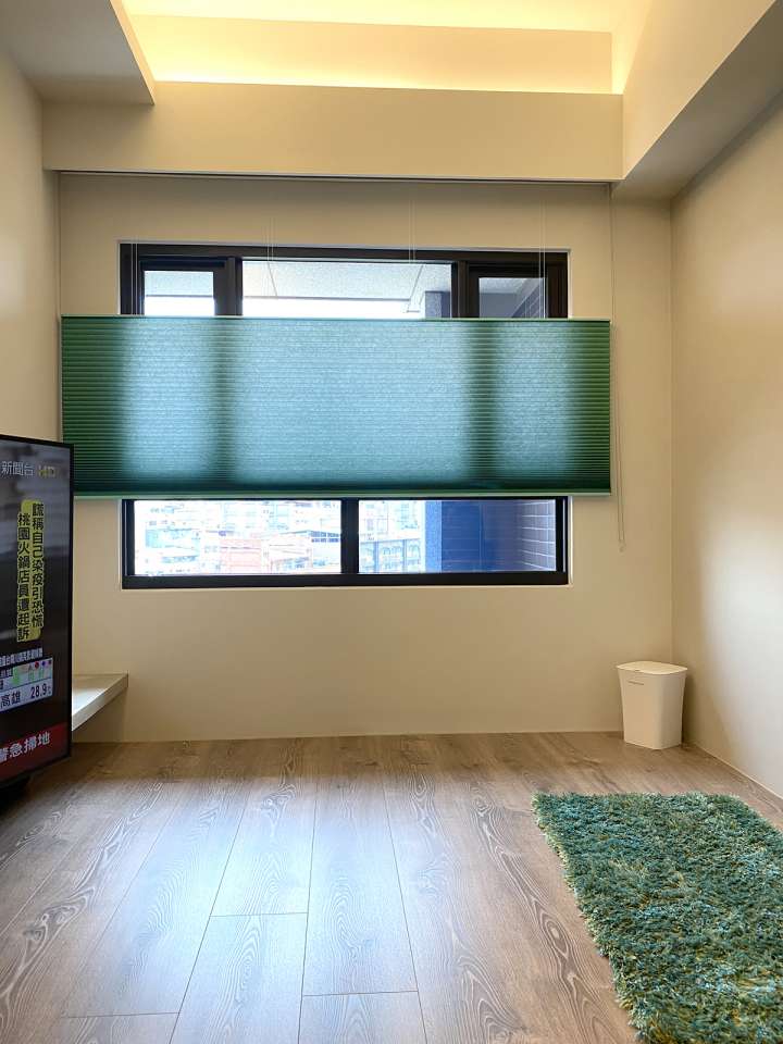 Vali Honeycomb Shades　Light Filtering Duck Green Heat Insulation Blinds & Shades Child Safety／Cordless Blinds & Shades Light Filtering Blinds & Shades Motorized Blinds／Smart Blinds & Shades