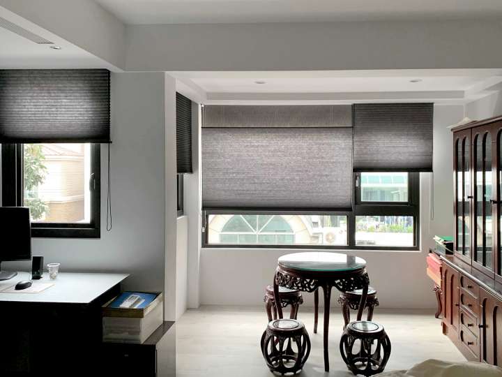 Vali Honeycomb Shades　Light Filtering Ironstone Heat Insulation Blinds & Shades Child Safety／Cordless Blinds & Shades Light Filtering Blinds & Shades Motorized Blinds／Smart Blinds & Shades