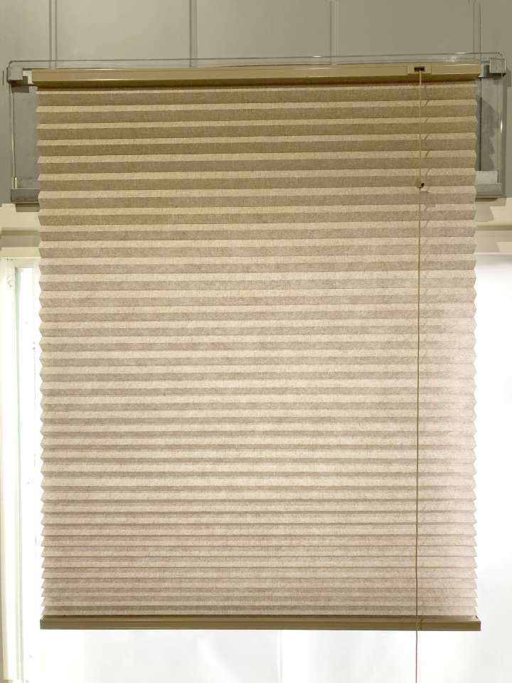 Vali Honeycomb Shades　Light Filtering Linen Cocoa Heat Insulation Blinds & Shades Child Safety／Cordless Blinds & Shades Light Filtering Blinds & Shades Motorized Blinds／Smart Blinds & Shades