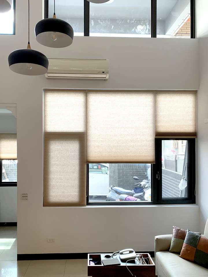 Vali Honeycomb Shades　Light Filtering Pongee Heat Insulation Blinds & Shades Child Safety／Cordless Blinds & Shades Light Filtering Blinds & Shades Motorized Blinds／Smart Blinds & Shades