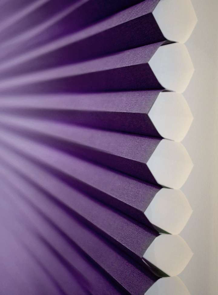 Vali Honeycomb Shades　Light Filtering Prism Violet Heat Insulation Blinds & Shades Child Safety／Cordless Blinds & Shades Light Filtering Blinds & Shades Motorized Blinds／Smart Blinds & Shades