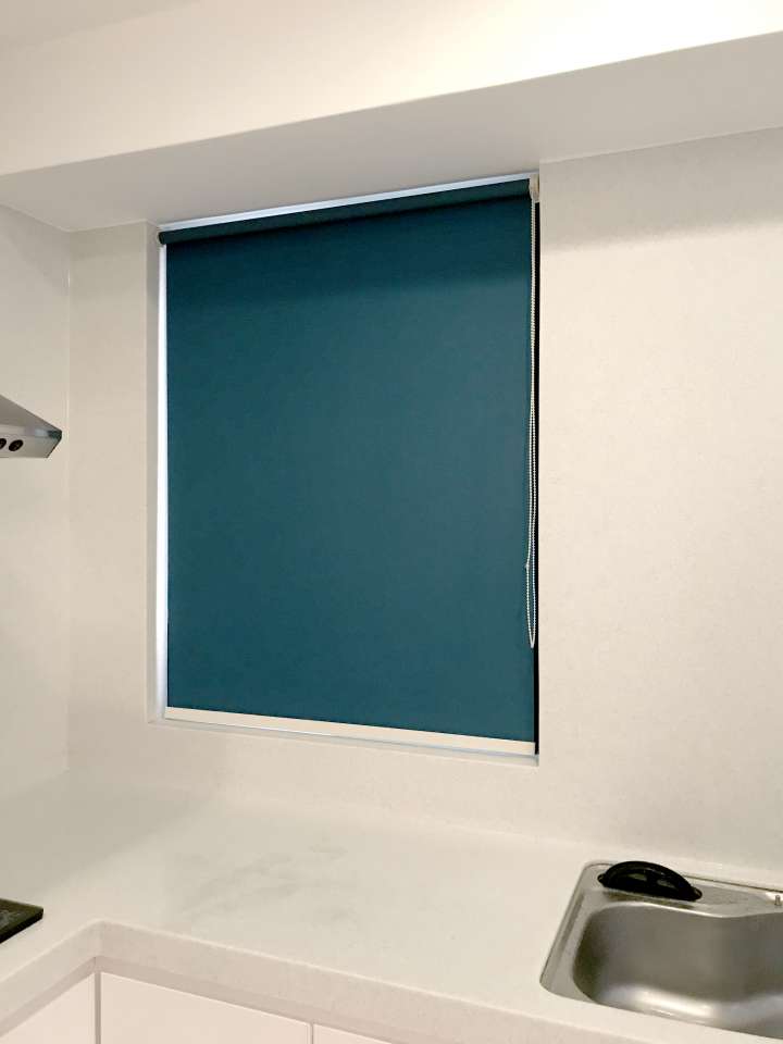 Sakin Roller Blinds　Plain Blackout Blue Coral Customized／Personalized Blinds & Shades Hydraulic Spring System／Spring Blinds Child Safety／Cordless Blinds & Shades Blackout Blinds & Shades Motorized Blinds／Smart Blinds & Shades