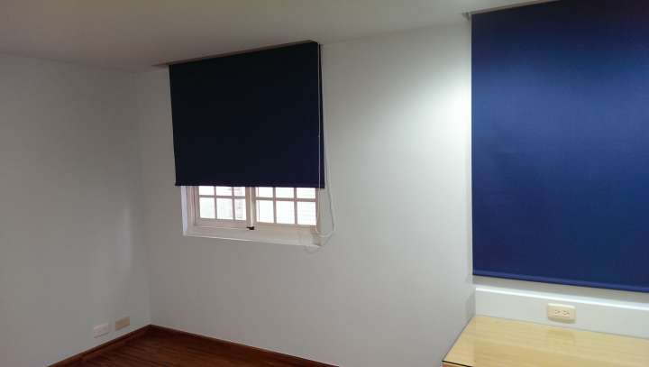Sakin Roller Blinds　Plain Blackout True Blue Customized／Personalized Blinds & Shades Hydraulic Spring System／Spring Blinds Child Safety／Cordless Blinds & Shades Blackout Blinds & Shades Motorized Blinds／Smart Blinds & Shades