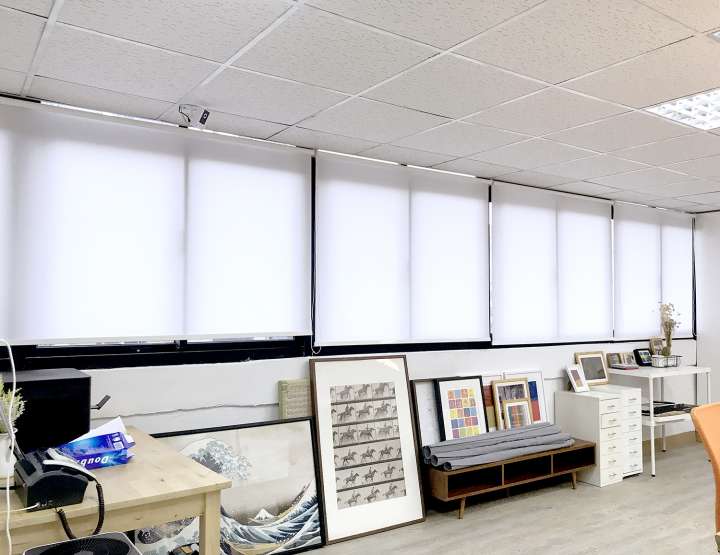 Tiken Roller Blinds　Plain Bright White  Hydraulic Spring System／Spring Blinds Light Filtering Blinds & Shades Child Safety／Cordless Blinds & Shades Motorized Blinds／Smart Blinds & Shades Customized Blinds & Shades