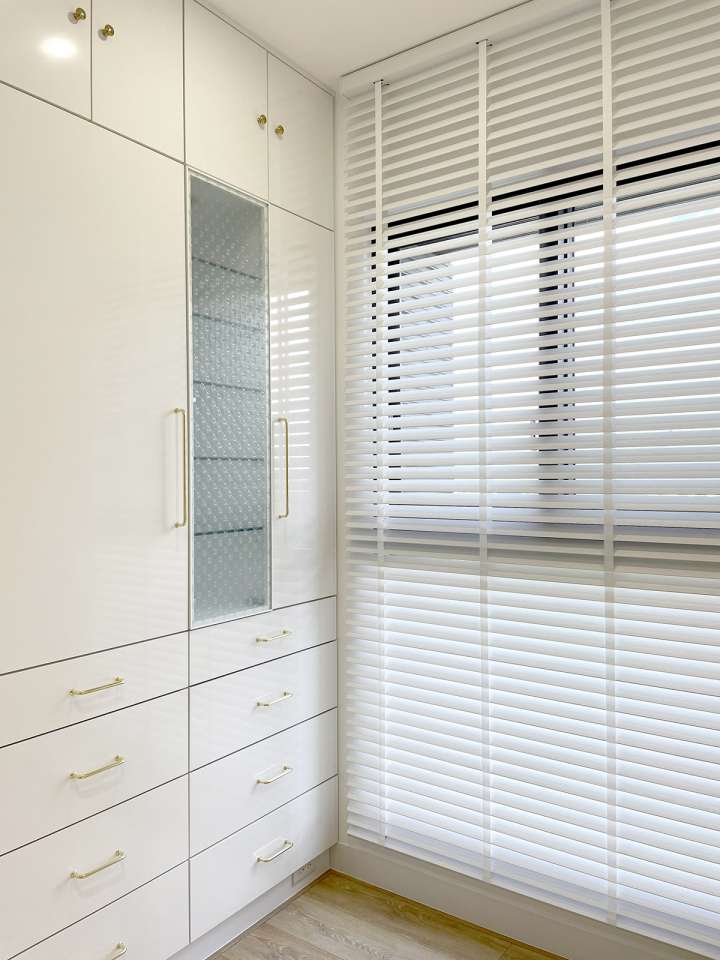 Pimu Venetian Blinds　Ayous 3051A - White Ventilated Blinds & Shades Light Filtering Blinds & Shades Motorized Blinds／Smart Blinds & Shades Light-Regulating Blinds & Shades