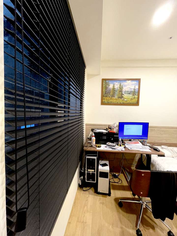 Pimu Venetian Blinds　Ayous 3056A - Frost Black Ventilated Blinds & Shades Light Filtering Blinds & Shades Light-Regulating Blinds & Shades Motorized Blinds／Smart Blinds & Shades