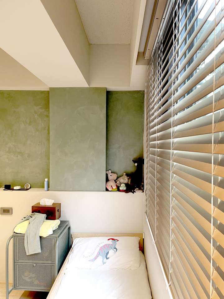 Pimu Venetian Blinds　Fauxwood 4063PF - Plain Khaki Ventilated Blinds & Shades Customized／Personalized Blinds & Shades Light Filtering Blinds & Shades Light-Regulating Blinds & Shades Motorized Blinds／Smart Blinds & Shades Waterproof Blinds & Shades