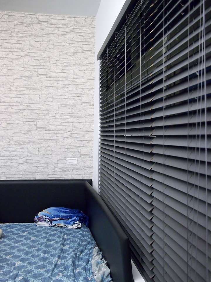 Pimu Venetian Blinds　Frosted Wood Solo SM50FW - Smoke Ventilated Blinds & Shades Customized／Personalized Blinds & Shades Light Filtering Blinds & Shades Light-Regulating Blinds & Shades Motorized Blinds／Smart Blinds & Shades